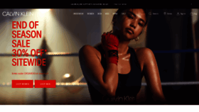 What Calvinklein.com.au website looked like in 2020 (5 years ago)
