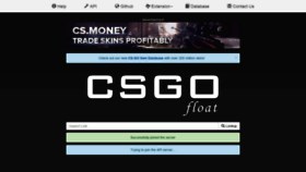 What Csgofloat.com website looked like in 2020 (4 years ago)
