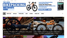 What Cyclingabout.com website looked like in 2020 (4 years ago)