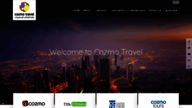 What Cozmotravel.com website looked like in 2020 (4 years ago)