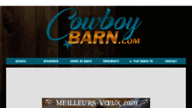 What Cowboybarn.com website looked like in 2020 (4 years ago)