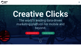 What Creativeclicks.com website looked like in 2020 (4 years ago)