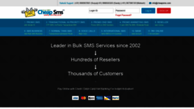 What Cheapsms.com website looked like in 2020 (4 years ago)