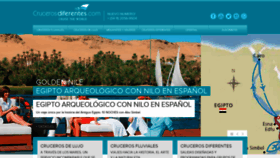 What Crucerosdiferentes.com website looked like in 2020 (4 years ago)