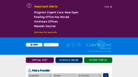 What Caremountmedical.com website looked like in 2020 (4 years ago)