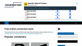 What Conversion-tool.com website looked like in 2020 (4 years ago)