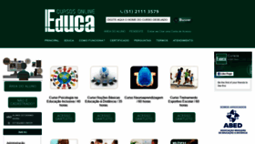 What Cursosonlineeduca.com.br website looked like in 2020 (4 years ago)