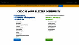 What Community.flexera.com website looked like in 2020 (4 years ago)