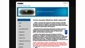 What Cemec-sanmarino.eu website looked like in 2020 (4 years ago)