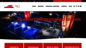 What Concresul.com.br website looked like in 2020 (4 years ago)
