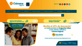 What Colmenaseguros.com website looked like in 2020 (4 years ago)