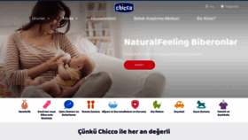 What Chicco.com.tr website looked like in 2020 (4 years ago)