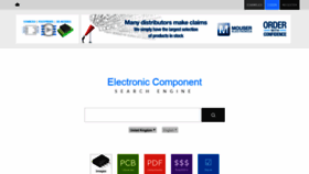 What Componentsearchengine.com website looked like in 2020 (4 years ago)