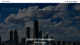 What Chicagospropertyshop.com website looked like in 2020 (4 years ago)
