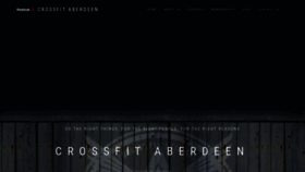 What Crossfitaberdeen.com website looked like in 2020 (4 years ago)