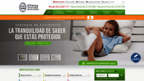 What Clinicauandes.cl website looked like in 2020 (4 years ago)