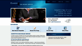 What Competitiveedgeresume.com website looked like in 2020 (4 years ago)