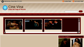 What Cinevina.com website looked like in 2011 (13 years ago)