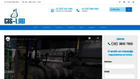 What Cislab.mx website looked like in 2020 (6 years ago)