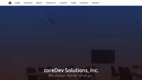 What Coredev.ph website looked like in 2020 (4 years ago)