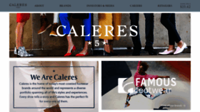 What Caleres.com website looked like in 2020 (4 years ago)