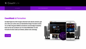 What Couchfunk.de website looked like in 2020 (4 years ago)