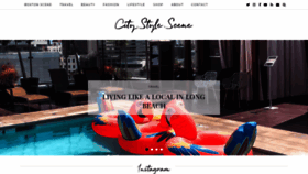 What Citystylescene.com website looked like in 2020 (4 years ago)