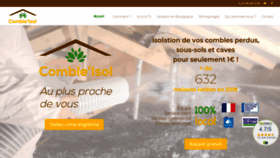 What Comble-isol-bourgogne.com website looked like in 2020 (4 years ago)