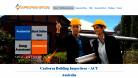 What Canberrainspections.com.au website looked like in 2020 (4 years ago)