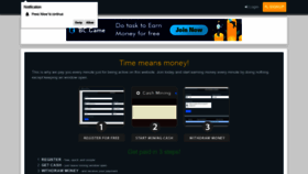 What Cashmining.xyz website looked like in 2020 (4 years ago)