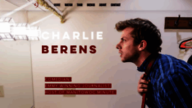 What Charlieberens.com website looked like in 2020 (4 years ago)