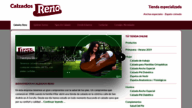What Calzadosreno.com website looked like in 2020 (4 years ago)
