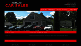 What Cottage-car-sales.com website looked like in 2020 (4 years ago)