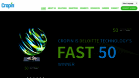 What Cropin.com website looked like in 2020 (4 years ago)