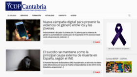 What Copcantabria.es website looked like in 2020 (4 years ago)