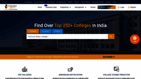 What Collegedisha.com website looked like in 2020 (4 years ago)