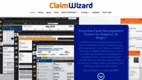 What Claimwizard.com website looked like in 2020 (4 years ago)