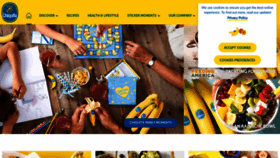 What Chiquita.com website looked like in 2020 (4 years ago)