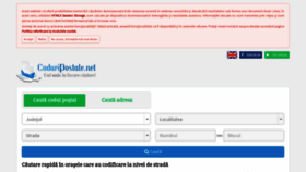 What Coduripostale.net website looked like in 2020 (4 years ago)