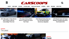 What Carscoops.com website looked like in 2020 (4 years ago)