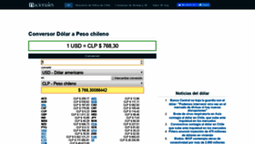 What Conversor.cl website looked like in 2020 (4 years ago)