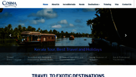 What Cosimaholidaysindia.com website looked like in 2020 (4 years ago)