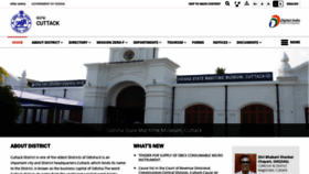 What Cuttack.nic.in website looked like in 2020 (4 years ago)