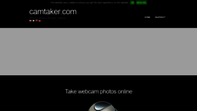What Camtaker.com website looked like in 2020 (4 years ago)