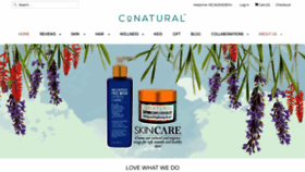 What Conaturalintl.com website looked like in 2020 (4 years ago)