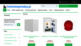 What Centrumwyprzedazy.pl website looked like in 2020 (4 years ago)
