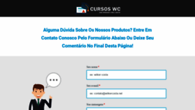 What Cursoswc.com.br website looked like in 2020 (4 years ago)