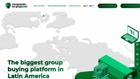 What Comprandoengrupo.net website looked like in 2020 (4 years ago)