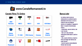 What Canaleromanesti.tv website looked like in 2020 (4 years ago)
