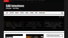 What Cadintentions.com website looked like in 2020 (4 years ago)